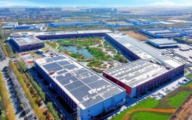 阳光新能源中国一汽科技创新基地光伏电站并网，电车协同共赴零碳赛道